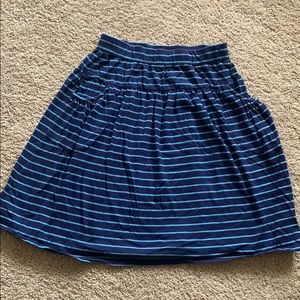 NWOT striped girls’ Garnet Hill cotton skirt